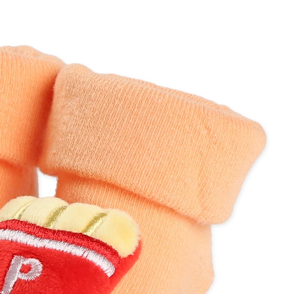 ぬいぐるみ付き新生児ソックス（ポテト）