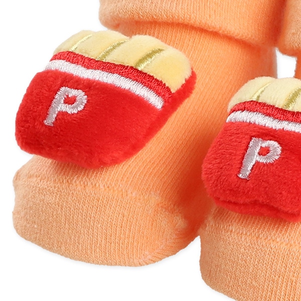 ぬいぐるみ付き新生児ソックス（ポテト）