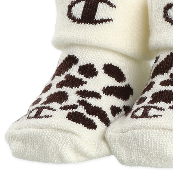 Champion）新生児クルーソックス（うし柄）