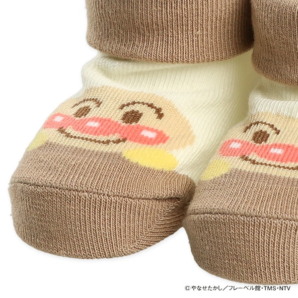 新生児クルーソックス（アンパンマン）