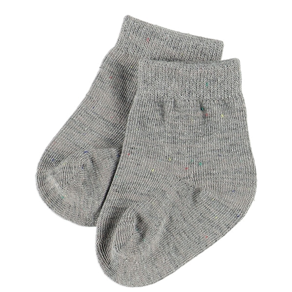 3足組新生児クルーソックス（ネップ）
