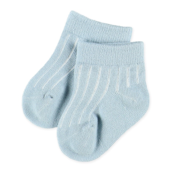 3足組新生児クルーソックス（ショートリブ）