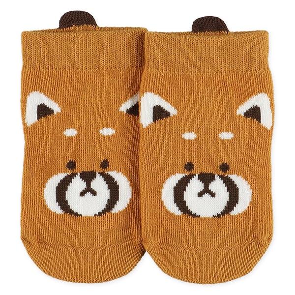 3足組新生児クルーソックス（レッサーパンダ・コアラ・ナマケモノ）