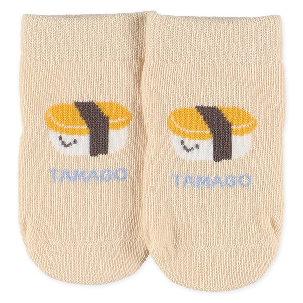 3足組新生児クルーソックス（お寿司）