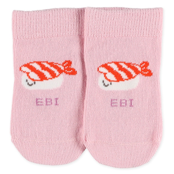 3足組新生児クルーソックス（お寿司）