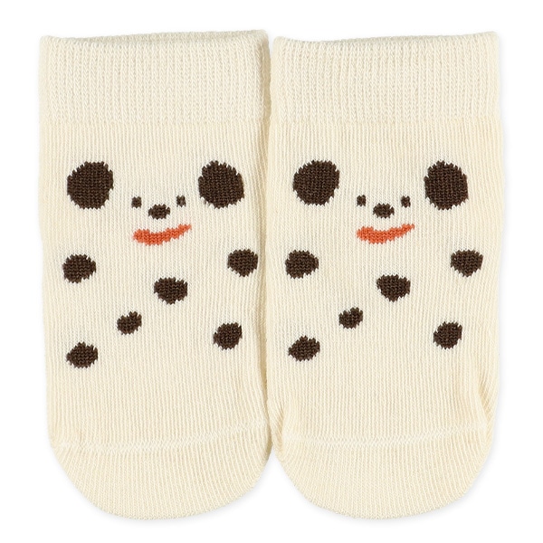3足組新生児クルーソックス（ドッグ）