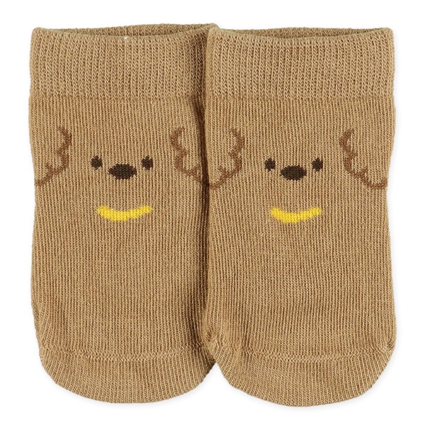 3足組新生児クルーソックス（ドッグ）