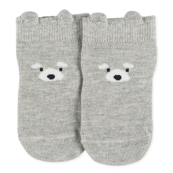 3足組新生児クルーソックス（ドッグ）