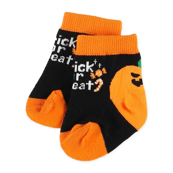 3足組新生児クルーソックス（ハロウィン）