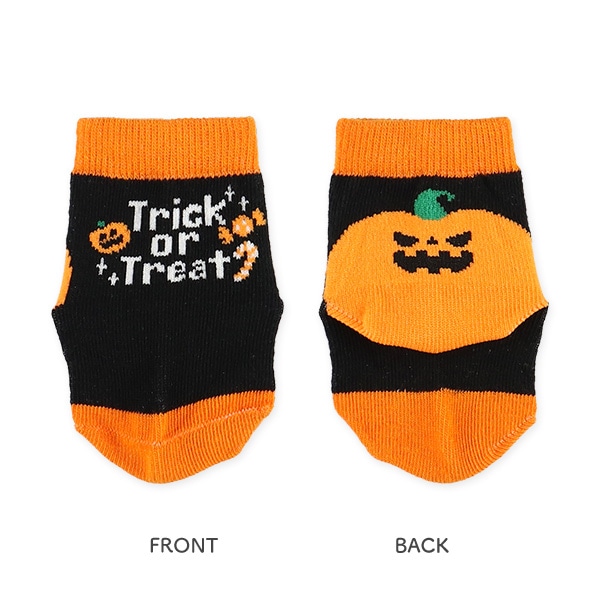 3足組新生児クルーソックス（ハロウィン）