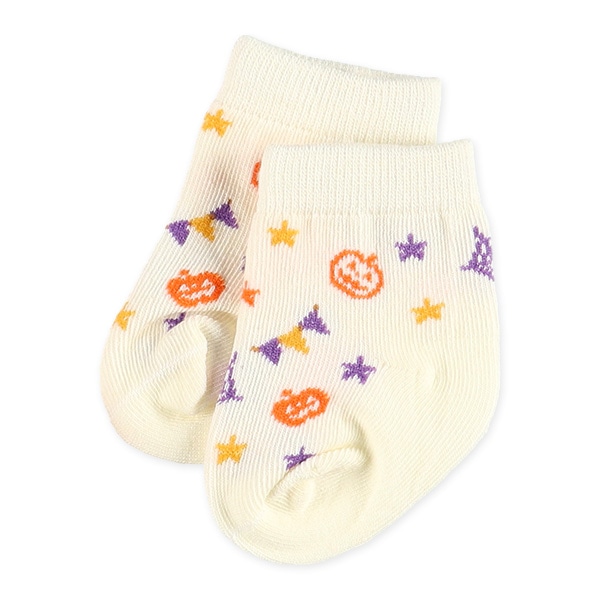 3足組新生児クルーソックス（ハロウィン）