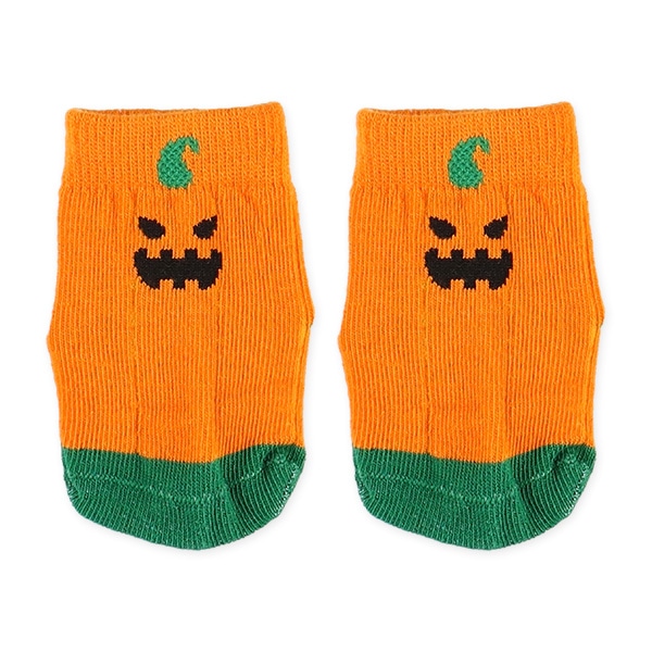 3足組新生児クルーソックス（ハロウィン）