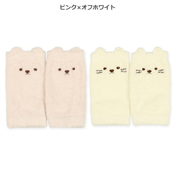 2足組新生児もこもこレッグウォーマー（アニマル）