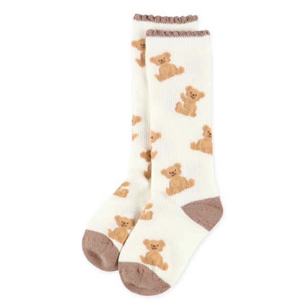 3足組ベビーハイソックス（くま）