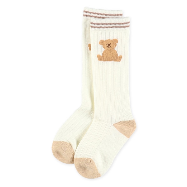 3足組ベビーハイソックス（くま）