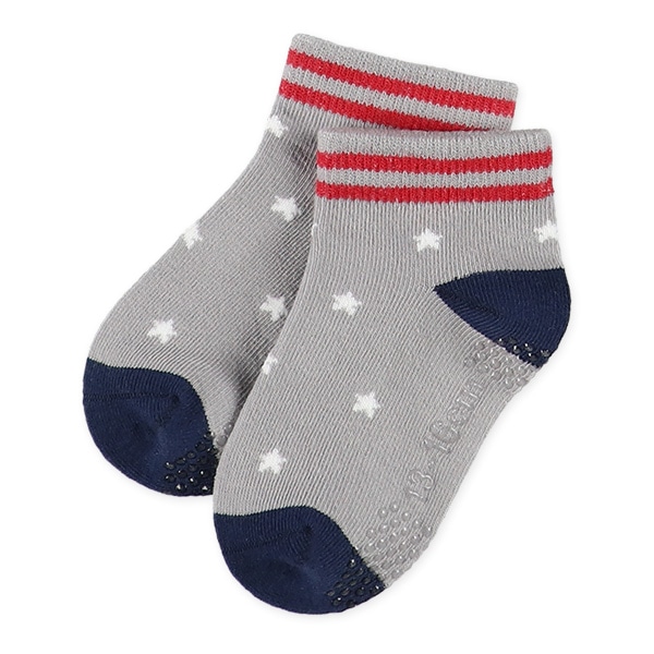 3足組ベビーローカットソックス（星）