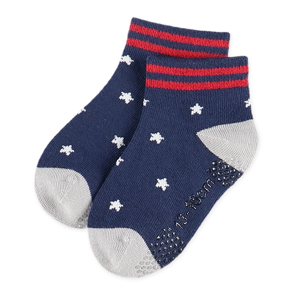 3足組ベビーローカットソックス（星）