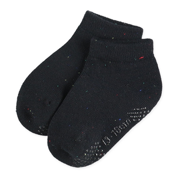 3足組ベビーローカットソックス（カラーネップ）