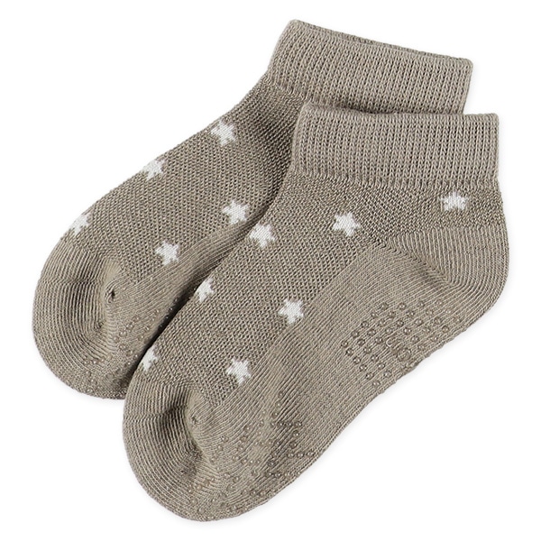 3足組べビーローカットソックス（星総柄）