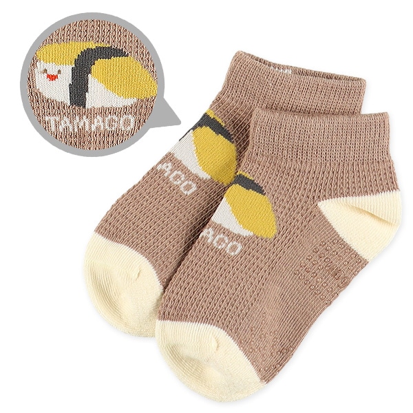 3足組べビーローカットソックス（寿司）