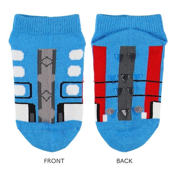 3足組ベビーローカットソックス（パトカー・電車・消防車）