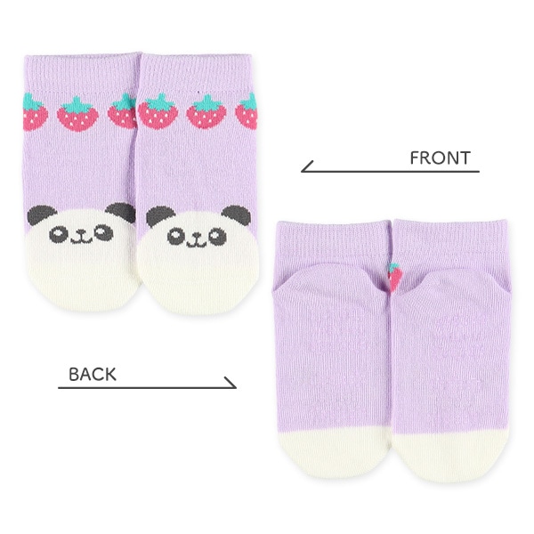3足組ベビーローカットソックス（ゆるかわアニマル）