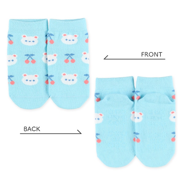 3足組ベビーローカットソックス（ゆるかわアニマル）