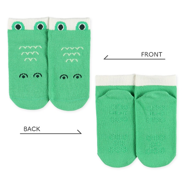 3足組ベビーローカットソックス（丸ごとアニマル）