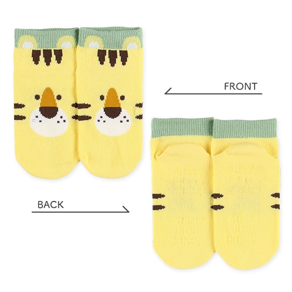 3足組ベビーローカットソックス（丸ごとアニマル）