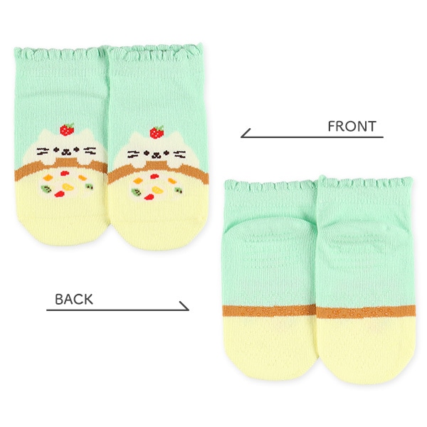 3足組ベビーローカットソックス（スイーツアニマル）