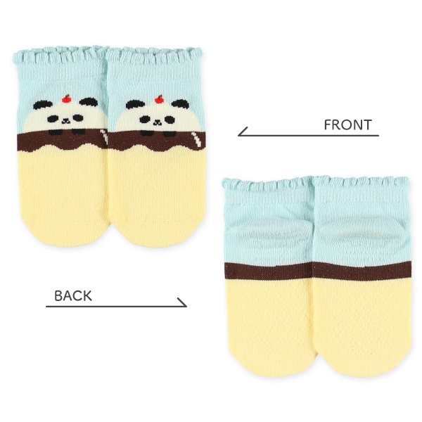 3足組ベビーローカットソックス（スイーツアニマル）