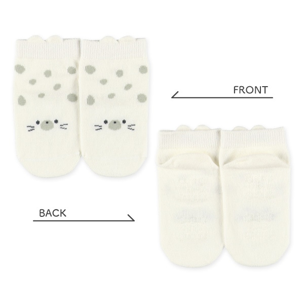 3足組ベビーローカットソックス（海の生き物）