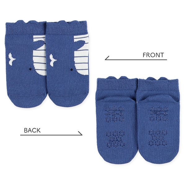 3足組ベビーローカットソックス（海の生き物）