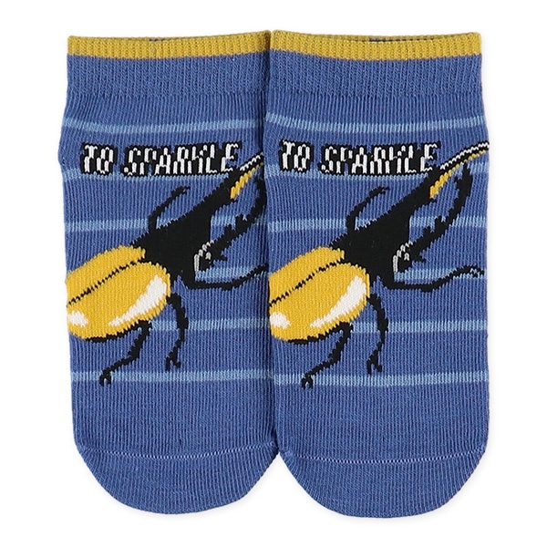 3足組ベビーローカットソックス（昆虫）