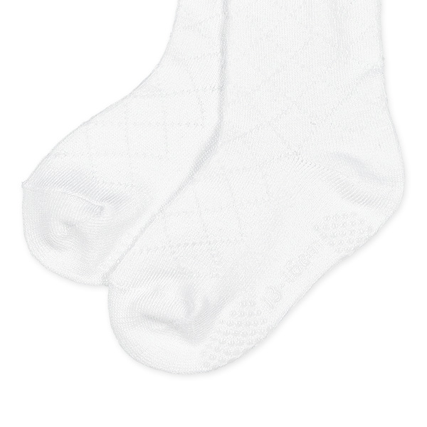 ベビークルーソックス（ホワイト・ダックピコット）