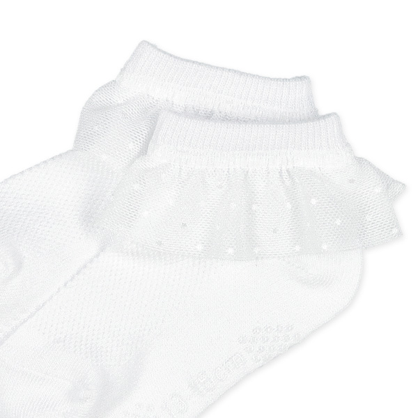 ベビーローカットソックス（ホワイト・レース）