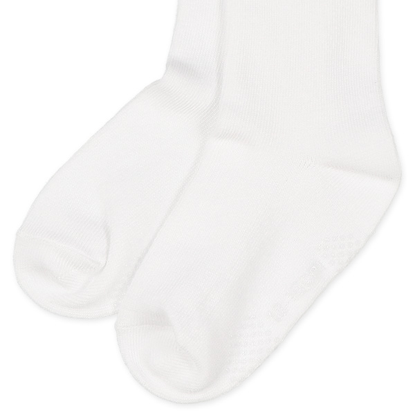 3足組ベビークルーソックス（ホワイト無地）