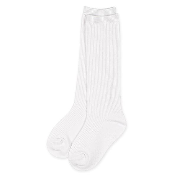 3足組ベビーハイソックス（リブホワイト）