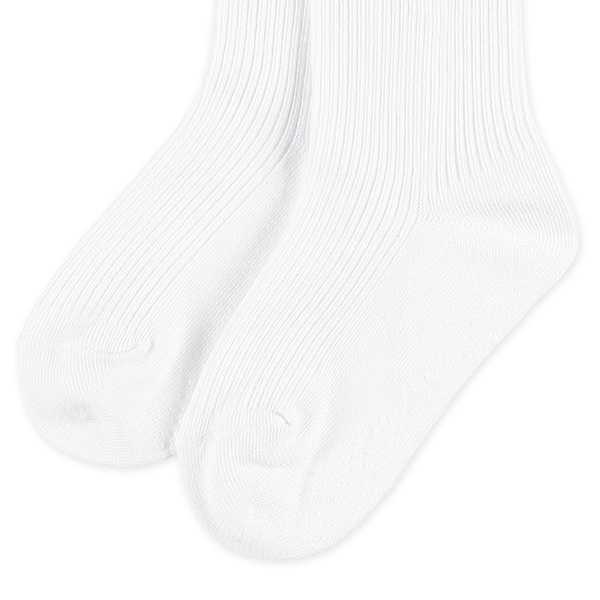 3足組ベビーハイソックス（リブホワイト）