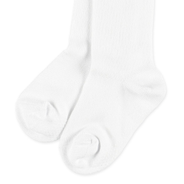 3足組ベビーハイソックス（ホワイト無地）