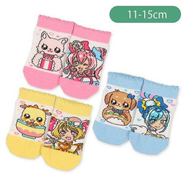 ベビーローカットソックス デリシャスパーティプリキュア 西松屋公式オンラインストア マタニティ ベビー 子供服