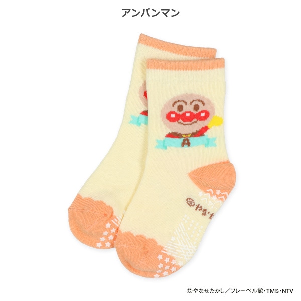 ベビークルーソックス（アンパンマン・バイキンマン・ドキンちゃん・コキンちゃん）