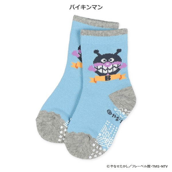 ベビークルーソックス（アンパンマン・バイキンマン・ドキンちゃん・コキンちゃん）