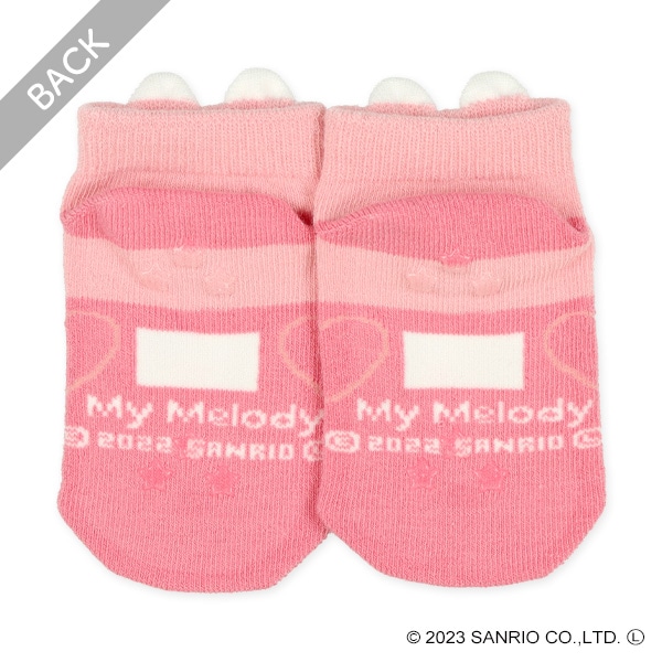ベビーパペットローカットソックス（マイメロディ）