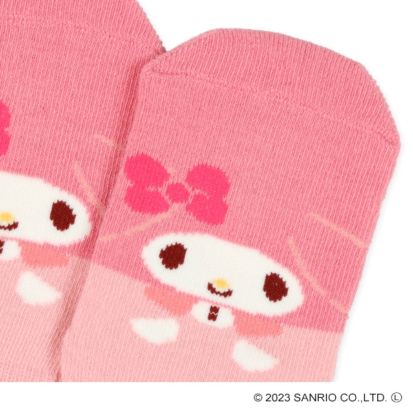 ベビーパペットローカットソックス（マイメロディ）