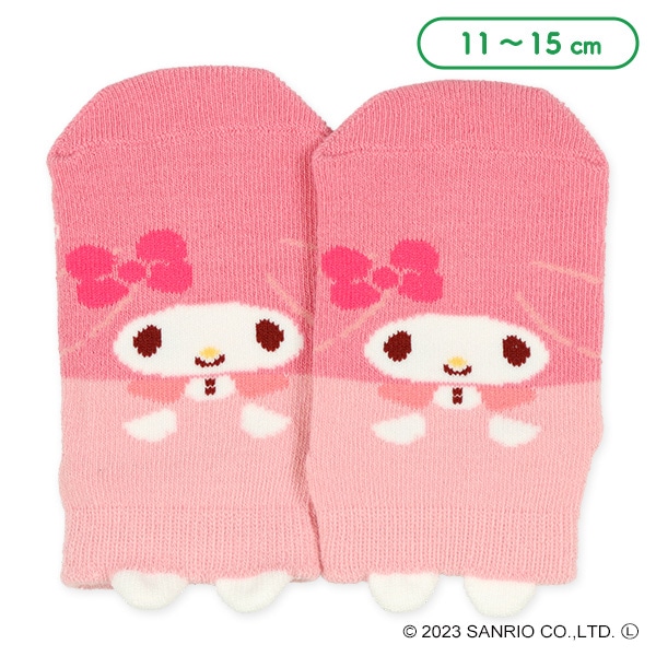ベビーパペットローカットソックス（マイメロディ）