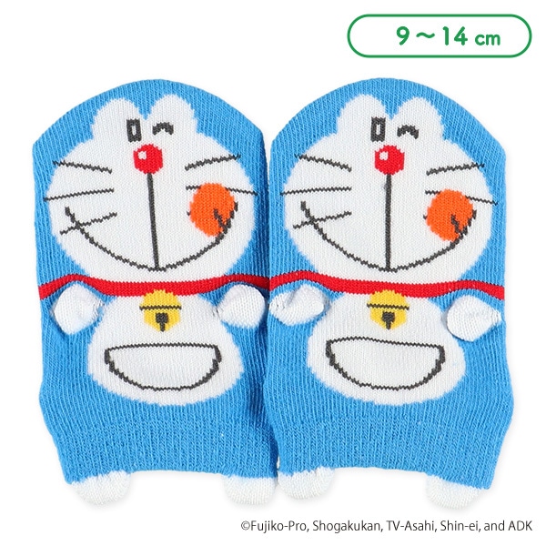 ベビーパペットローカットソックス（ドラえもん）