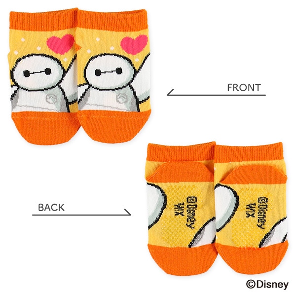 3足組ベビーローカットソックス（ベイマックス）