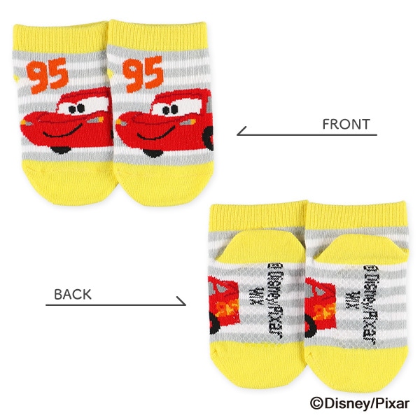 3足組ベビーローカットソックス（カーズ）