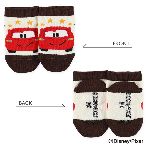 3足組ベビーローカットソックス（カーズ）